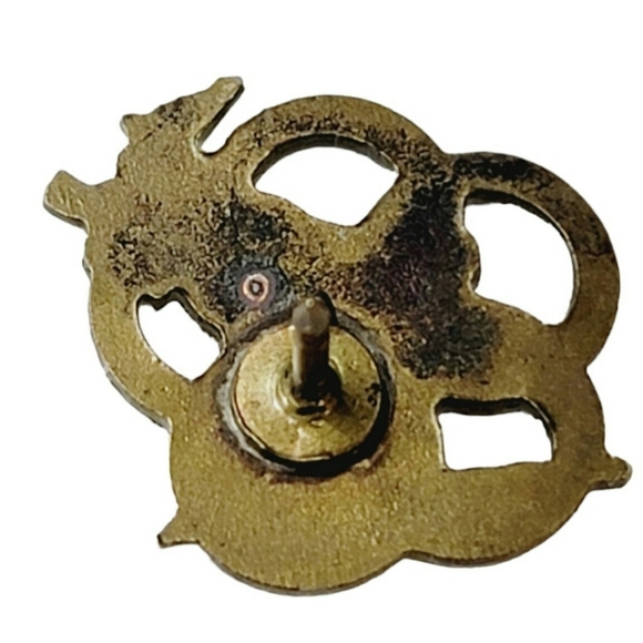 Vintage Loyal Order of Moose Olympic Rings Tie Tac/Lapel Pin - Picture 3 of 5